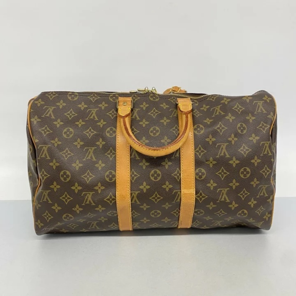 Authentic Louis Vuitton keepall 45 monogram travel unisex duffle bag - Picture 3 of 15